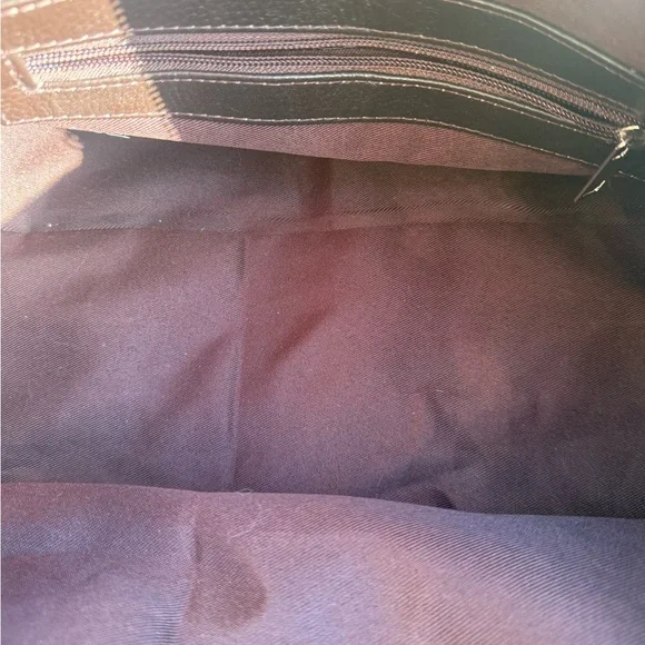 Genuine cowhide leather Duffel bag brown and cream hair on hide weekender